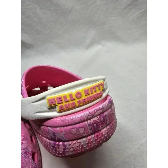 Crocs Hello Kitty and Friends Classic Clog   With Jibbitz- J6- Well Used. - Picture 14 of 16